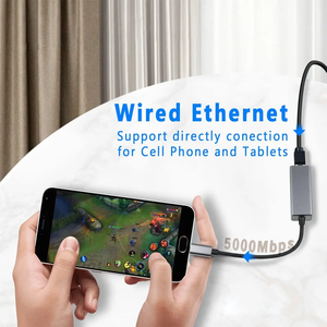 Adaptateur Ethernet USB3.0 5000 Mbps avec chipset RTL8157B, adaptateur Type C vers RJ45, carte réseau filaire USB 3.0 5G pour ordinateur portable - Product Image 5