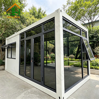 Maison pliante JHHY de 20 pieds, mini-maison préfabriquée, maison-conteneur modulaire de luxe de 40 pieds, bureau préfabriqué, maison-conteneur pliable