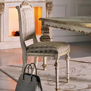 <span class=keywords><strong>Tavolo</strong></span> da Pranzo Rotondo <span class=keywords><strong>Moderno</strong></span> Francese di Lusso in Legno Massello per 6 Persone, Assemblato, con Intagli in Legno e Design <span class=keywords><strong>Barocco</strong></span> Antico - Product Image 6