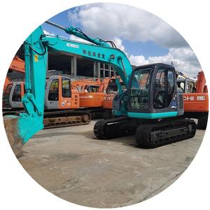Excavatrice utilisée par KOBELCO SK135SR 13ton du Japon représentation durable avec de basses heures de travail disponibles à Changhaï - Product Image 1