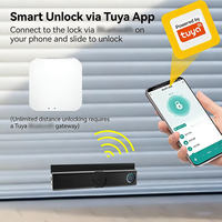 Serrure intelligente Tuya pour portail roulant, déverrouillage par empreinte digitale et mot de passe, sécurité universelle, serrure électronique pour porte de garage