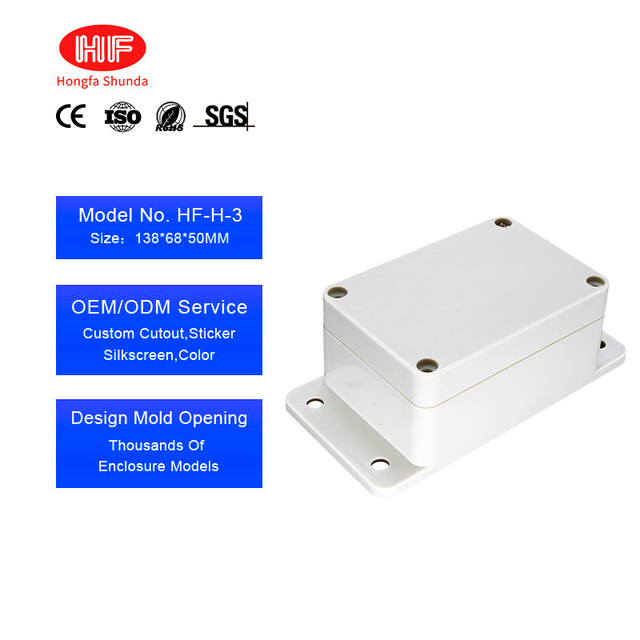 Customization Wall Mounted Waterproof Electricity Security Camera Cable Junction Boxes Case ABS Enclosure