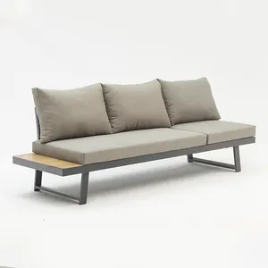 Outdoor Sofa Daybed Simple Design With Fabric Pillow garden sofas mlutifunctional sun lounger aluminum leisure sofa bed