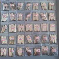 Lot de 175 Lames de Clés Vierge Non Taillées Rabattables KD, 35 Types Métal, pour Télécommandes Auto DIY KD VVDI Xhorse Véhicules