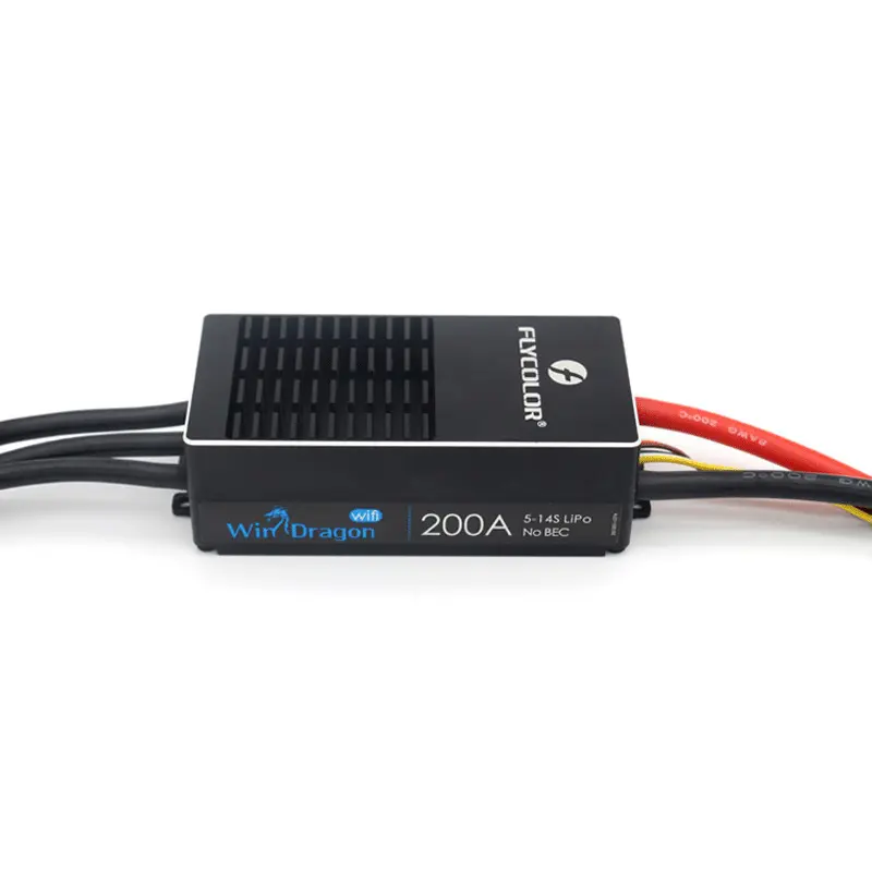 Flycolor WinDragon 5-14S Lipo 200A 130A ESC Speed Controller for RC Fifixed Wing Aircraft Helicopter