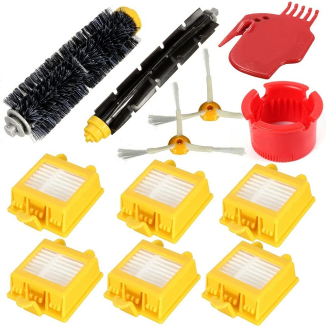 Replacement Parts Accessories Kit for IRobot Roomba 700 Series 760 761 770 780 790 Robot Vacuum with Flexible Beater
