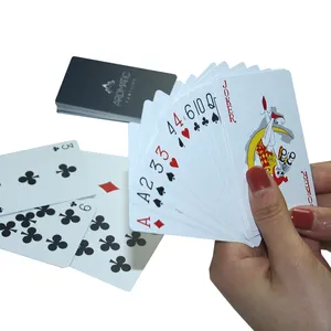 Suppliers Custom Logo Personnalised Playing Cards Game Premium Club Jeu De Carte Rummy Playing Cards