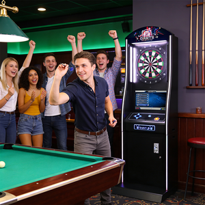 Machine de jeu de fléchettes électronique Coin Arcade pour l'intérieur, jeu interactif pour adultes, connexion par câble LCD - Product Image 6