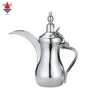 Su misura colore arabico Dallah Teapot brocca Vintage alta superiore lungo beccuccio con motivo a pois per il caffè di casa comoda maniglia - Product Image 4