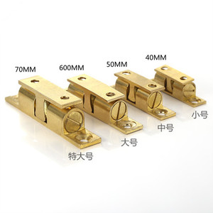 Loquet de porte en laiton pour armoire et placard, 40mm 50mm 60mm 70mm, finition dorée, type dissimulé, durable, design contemporain - Product Image 4