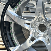 Jantes forgées sur mesure 5*112 5*114.3 5*120 Deep-Dish 20 21 22 Noir Argent Chromé Poli en Alliage d'Aluminium pour M3 M4 G30 C63 E63