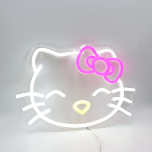 Espejos decorativos <span class=keywords><strong>Pared</strong></span> Moderno <span class=keywords><strong>Hello</strong></span> <span class=keywords><strong>Kitty</strong></span> Led <span class=keywords><strong>Espejo</strong></span> Vanidad <span class=keywords><strong>con</strong></span> luces Acrílico <span class=keywords><strong>Espejo</strong></span> LED Neón - Product Image 4