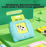 Máquina de Tarjetas Educativas Interactivas para Niños, con Batería de Litio, Forma de Animal, Marca SOLI, Aprendizaje en Múltiples Idiomas