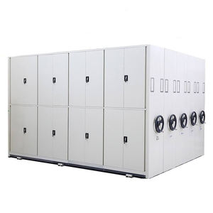 Большие стальные компактные стеллажи архивные мобильные стеллажи высокой плотности полки для государственной школы, офисная мебель, библиотека - Product Image 3