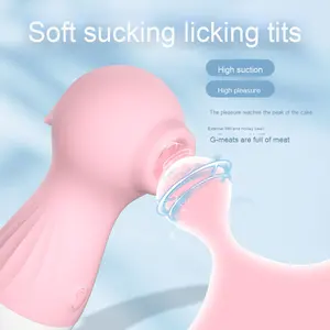 Sterke Zuigkracht Vrouw Orgasme Plezier Instant Tij Vibratie Masturbator Kleine Zeepaardje Tepel Likken Dildo - Product Image 3