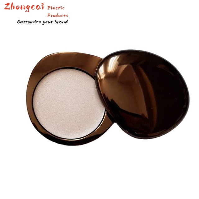 Empty Magnetic Refillable Zinc Alloy Compact with Recycled Materials for Solid Perfume Fragrance Customizable