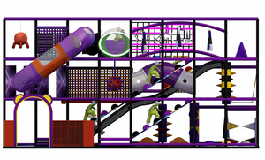 Équipements de terrain de jeu intérieur pour enfants, labyrinthe, centre de jeux, installations de parc d'attractions <span class=keywords><strong>sur</strong></span> le thème de l'aventure spatiale, plusieurs styles, fabricant - Product Image 3