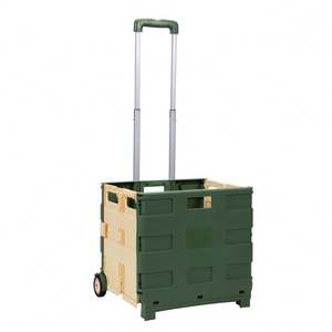 Chariot de shopping pliable, chariot de courses pliable avec roues, publicité - Product Image 6