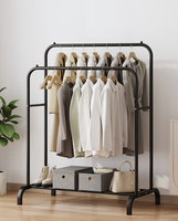 Porte-vêtements autoportant, organisateur de vêtements pour accrocher le support de porte-vêtements, cintre robuste