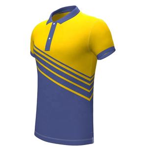 Polo à manches courtes avec revers pour hommes, vente directe en usine de haute qualité pour hommes - Product Image 1