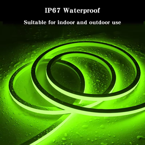 Tira de Luz LED de Neón de Silicona Flexible Inteligente, 12-24V IP67 Impermeable, WiFi Integrado, Control por Aplicación y Control Remoto, Luz de Tubo de Neón RGB - Product Image 2