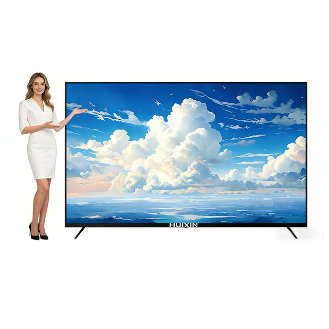 75 Inch LED Television 4K Picture Quality Logo Startup Customized Metal Frame Smart TV with 3 Years Warranty