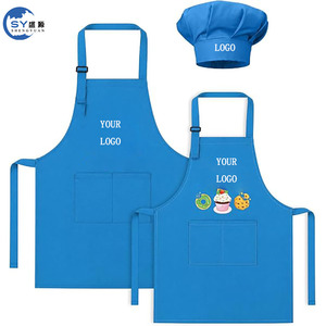 <span class=keywords><strong>Tablier</strong></span> de cuisine imperméable personnalisé en polyester pour enfants, idéal pour l'école, la peinture et la cuisine, avec logo - Product Image 1
