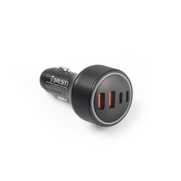 Chargeur de voiture super rapide haute puissance 160W 2A2C multi-ports PD PPS QC compatible avec iPhone Samsung Galaxy