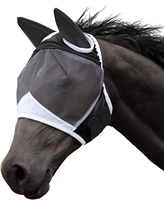 Produits d'équitation personnalisés Voiles de mouche de cheval respirants Masque de mouche de cheval