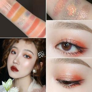 พาเลทอายแชโดว์ 9 สี แบบกดอัด เนื้อแมตต์ เมทัลลิก เมคอัพพิกเมนต์ ชุดแต่งหน้าประกายวิบวับ - Product Image 4