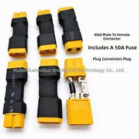 Adaptor XT60 Male-to-Female dengan Resistor Pre-Charge 50A untuk Baterai Lithium Model RC-Mencegah Pengembangan Arus Listrik