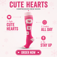 Chaussettes de compression à motif cœur pour mollets, soutien sportif, souples, extensibles, respirantes, pour femmes et hommes, logo personnalisé, vente en gros, chaussettes de sport