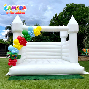 Château gonflable pour fête de mariage de 13 pieds, matériau ignifuge et résistant aux UV, capacité de 800 kg, garantie de 2 ans, pour enfants et adultes - Product Image 1