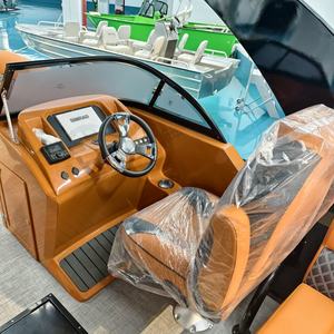 2027 Kinocean Wholesale Price Luxury Pontoon Boat 12 Person Sport Yacht with Lounge Seats Sport Arch for USA Australia - Product Image 1