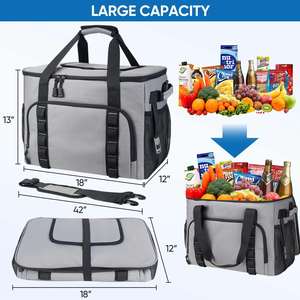 Portable Extra Large Soft Cooler Leakproof Insulated <b>Bag</b> for <b>Beach</b> Kayaking Travel and Camping - Product Image 6