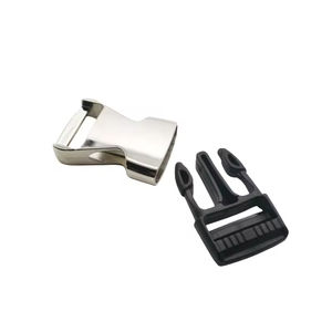 Boucle de ceinture de sécurité personnalisée de luxe en alliage de zinc, largeur intérieure de 20 mm, boucle <span class=keywords><strong>à</strong></span> dégagement automatique latéral - Product Image 4