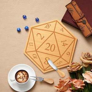Juego <span class=keywords><strong>de</strong></span> Tabla <span class=keywords><strong>de</strong></span> Quesos <span class=keywords><strong>de</strong></span> Madera con Forma <span class=keywords><strong>de</strong></span> Dado D20 con Cuchillo, Regalo para Jugadores <span class=keywords><strong>de</strong></span> RPG, Plato <span class=keywords><strong>de</strong></span> Charcutería para <span class=keywords><strong>Noche</strong></span> <span class=keywords><strong>de</strong></span> Juegos - Product Image 2