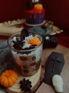 No se puede perder el tema de Halloween Nuevo diseño Combinación Cera de soja natural Vela perfumada hecha a mano Vela de tarro - Product Image 3
