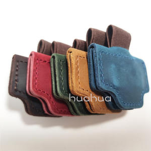 미친 말 가죽 마그네틱 책갈피 펜 홀더가있는 수제 가죽 책갈피 책 애인을위한 미니멀리스트 마그네틱 책갈피 - Product Image 5