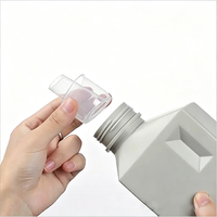 Bouteilles vides en plastique HDPE de 400 ml, 600 ml, 1000 ml, style INS, distributeurs ménagers pour nettoyants, adoucissants, lessives