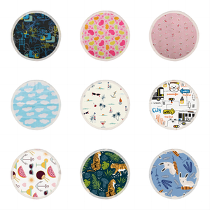 3 lớp sợi tre hấp thụ cao điều dưỡng Pad 12*12cm cho ăn miếng đệm vú cho phụ nữ tiết sữa cho con bú - Product Image 2