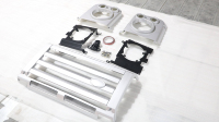 Kit de calandre de vente chaude SVX noir pièces automobiles Perfectrail adaptées à l'accessoire extérieur Land Rover Defender Classic 90/110