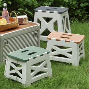 كرسي بلاستيكي قابل للطي متين وموفر للمساحة للاستخدام الخارجي والتخييم وصيد الأسماك وتصميم أنيق للاستخدام في غرفة النوم - Product Image 3