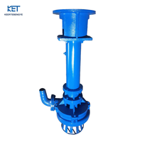 Pompe à boue verticale robuste semi-submersible à cantilever pour eaux usées, boue, exploitation minière et produits chimiques