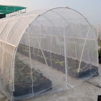Filet de protection anti-insectes en plastique transparent tissé fin traité anti-UV pour serres, avec service de découpe pour arbres fruitiers et plantes