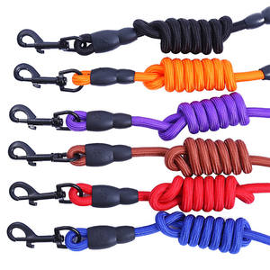 Poignée en <span class=keywords><strong>mousse</strong></span> d'explosion corde tressée laisse et collier solides pour animaux de compagnie pour chien en nylon - Product Image 2