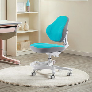 Venta al por mayor barato ergonómico niños Silla de estudio <span class=keywords><strong>MESA</strong></span> hogar muebles para niños altura ajustable niños aprendizaje Silla de escritorio con rueda - Product Image 5