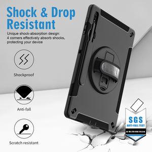 360 °   Étui de protection rotatif avec support pour stylet et ouverture pour appareil photo pour Samsung Galaxy <span class=keywords><strong>Tab</strong></span> <span class=keywords><strong>S8</strong></span> <span class=keywords><strong>Plus</strong></span> 12,4 pouces (SM-X806) - Product Image 2