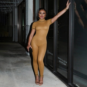 Nuevo Mono de Verano con Estampado de Puntos, Cuello Redondo y Espalda Descubierta - Product Image 1