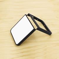 Novelcases Diy Blanks 2d TPU Foldable Shell Cover Sublimation Protector Shockproof Waterproof Black Cases for Motorola Moto Razr